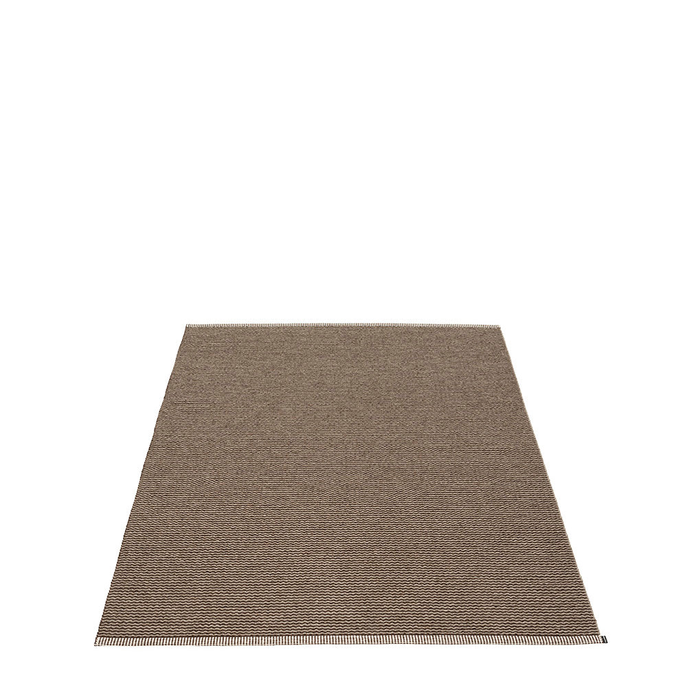 Pappelina Rug Mono Dark Brown