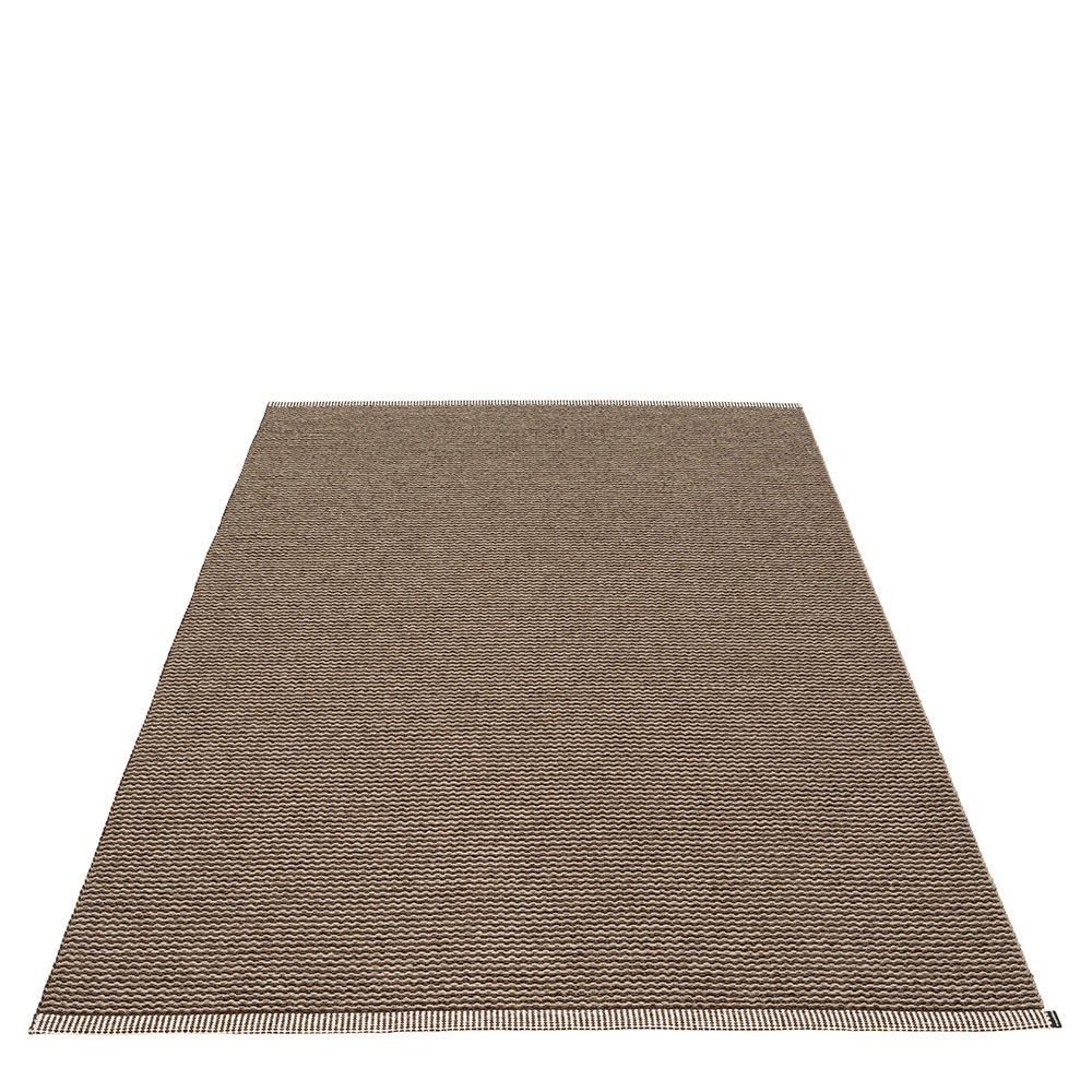 Pappelina Rug Mono Dark Brown