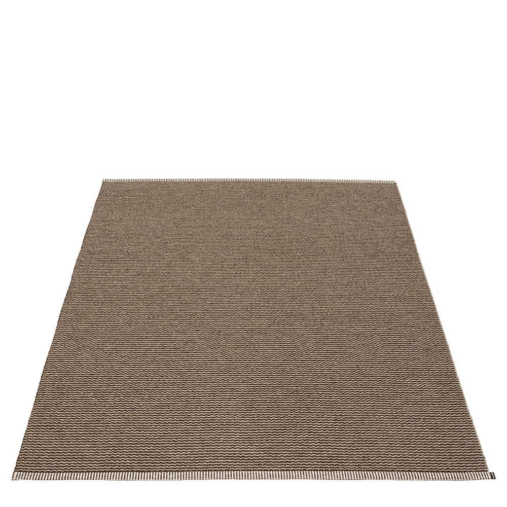 Pappelina Rug Mono Dark Brown