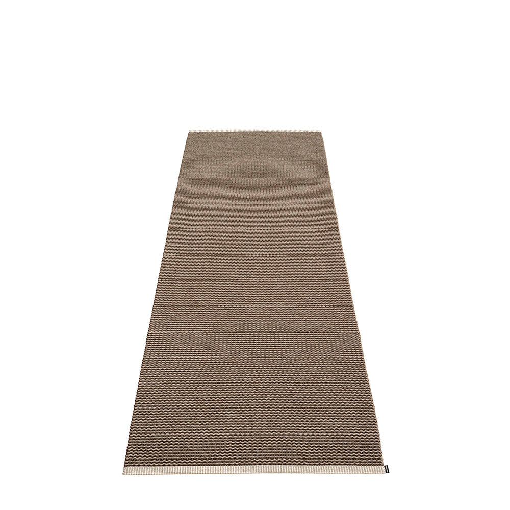 Pappelina Rug Mono Dark Brown