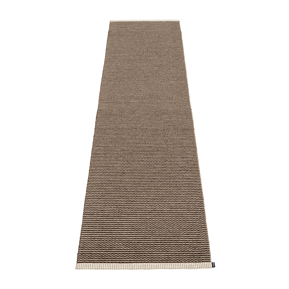 Pappelina Rug Mono Dark Brown