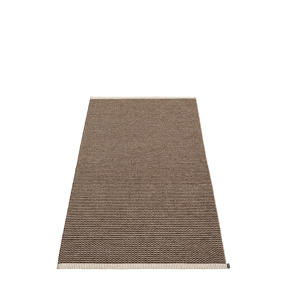 Pappelina Rug Mono Dark Brown