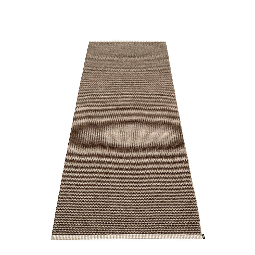 Pappelina Rug Mono Dark Brown