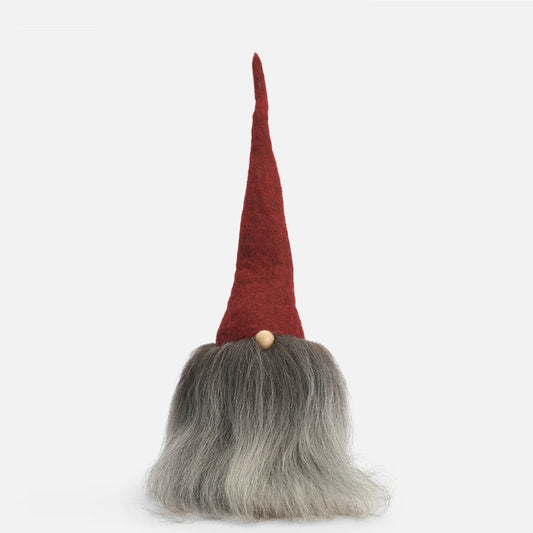 Santa Lrg red hat grey beard