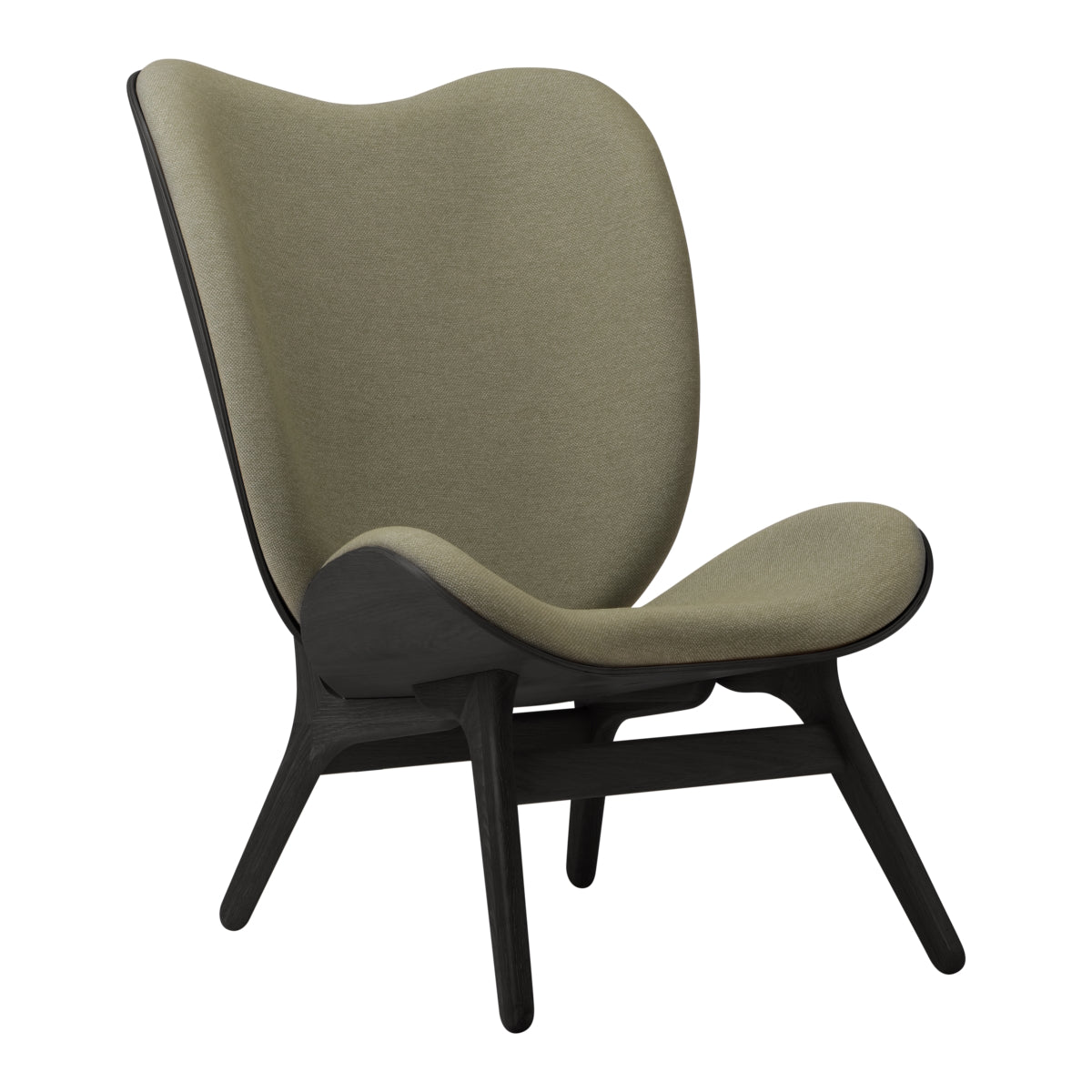 Umage A Conversation Piece Lounge Chair Tall Black Oak