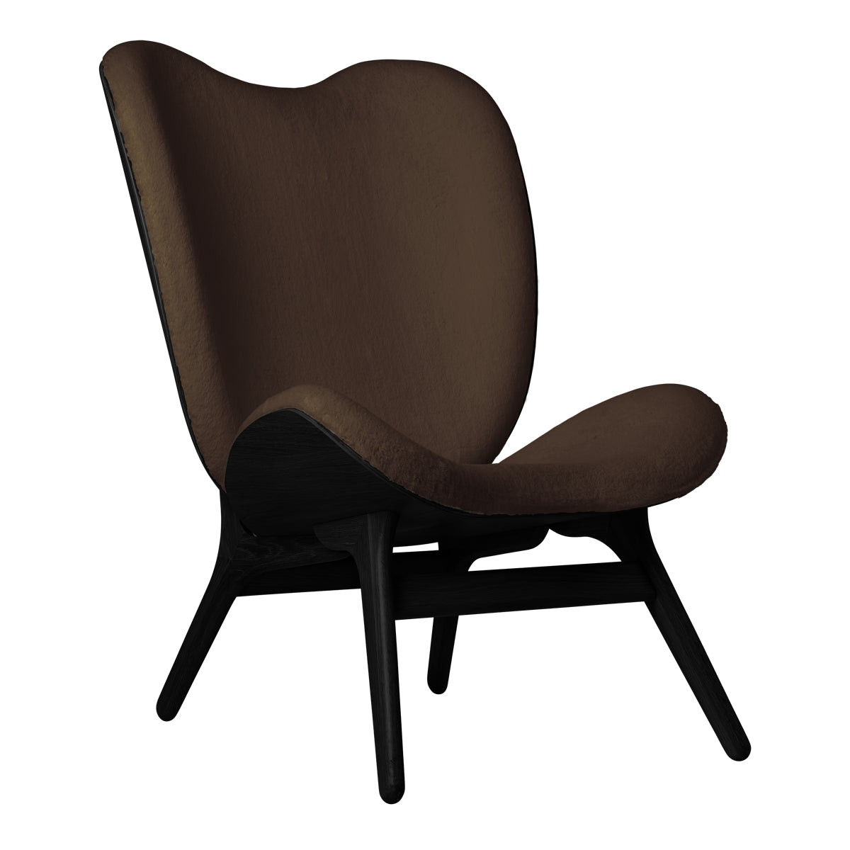 Umage A Conversation Piece Lounge Chair Tall Black Oak