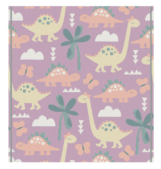 Ekelund Baby Dino Organic Cotton Blanket