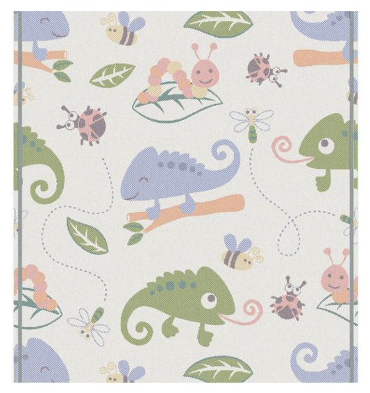 Ekelund Chameleon Organic Cotton Baby Blanket