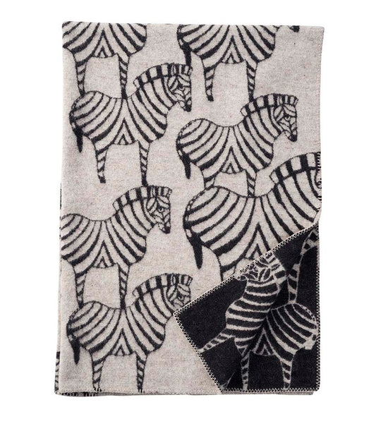 Klippan Zebra Wool Blanket