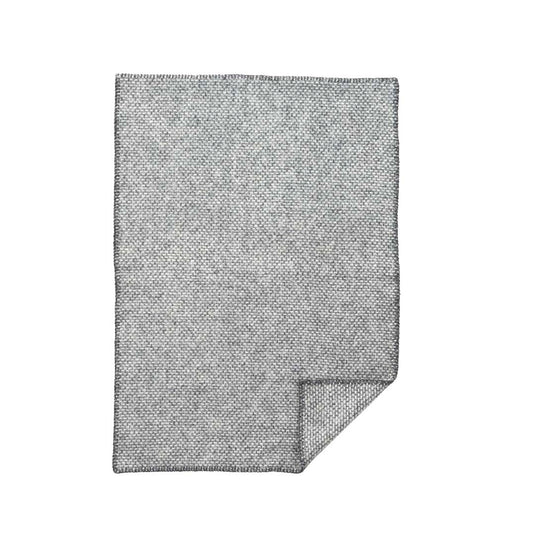 Klippan Domino Wool Baby Blanket Grey