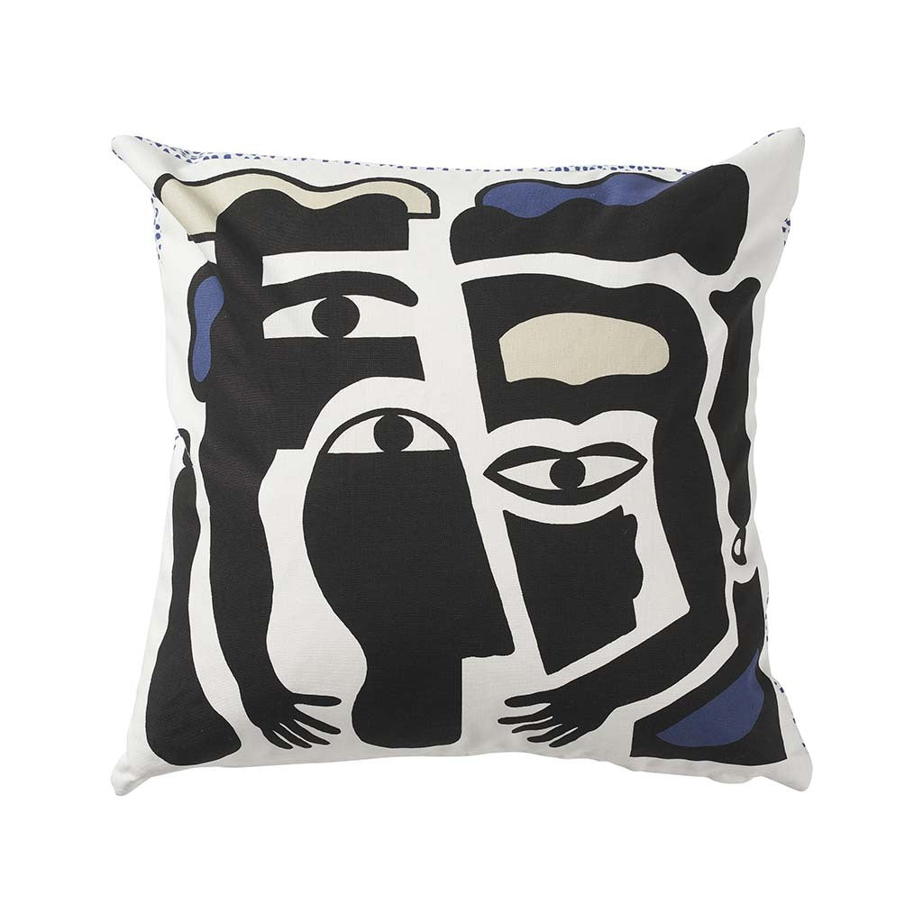 Klippan Dotty Faces Cotton Cushion Cover