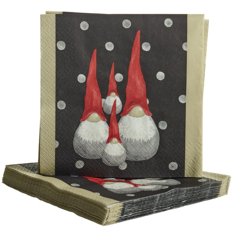 Naasgransgarden Santa High Hat Trio Napkin 33x33cm