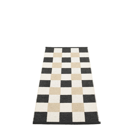 Pappelina Rug Pix Black