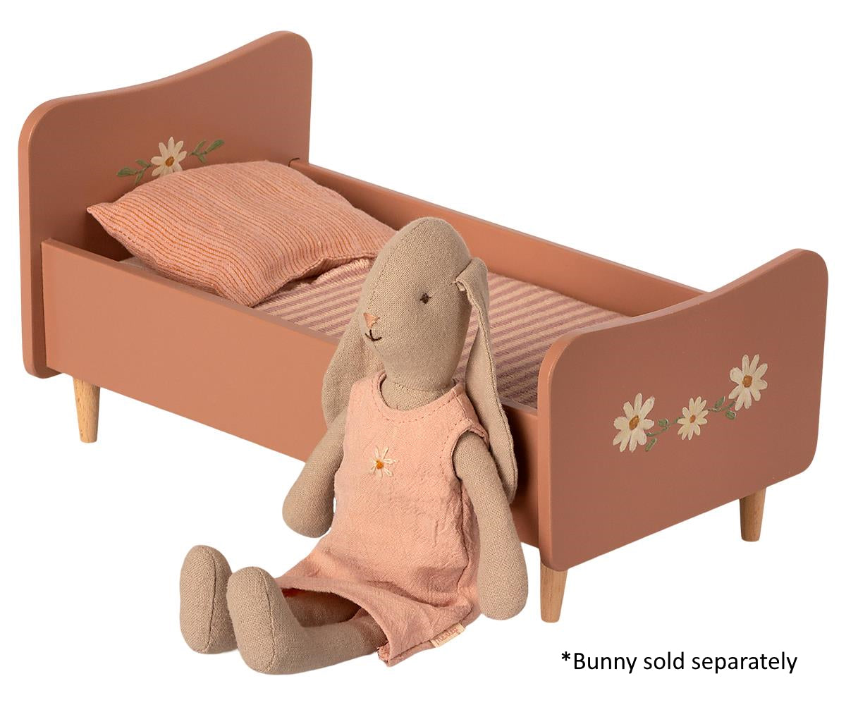 Maileg Wooden Bed Mini Rose