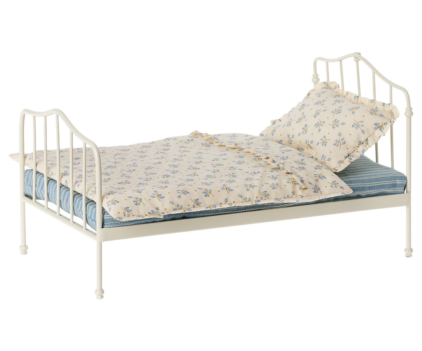 Maileg Miniature Bed Mini Blue