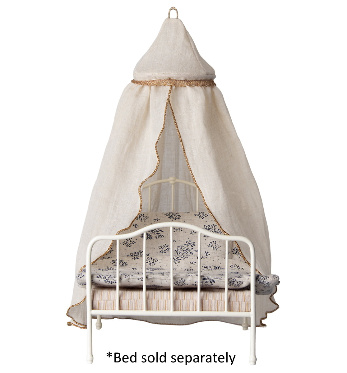 Maileg Miniature Bed Canopy cream