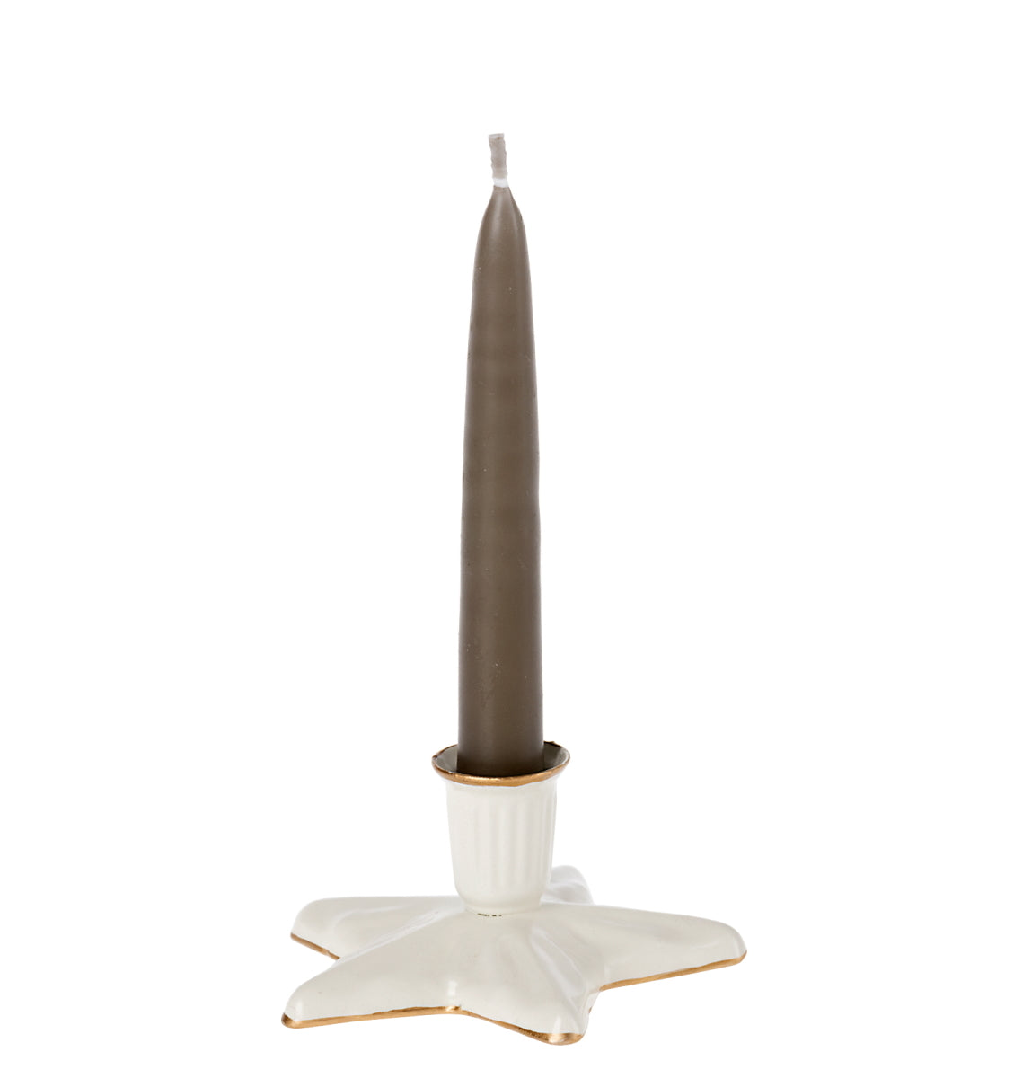 Maileg Star Candle Holder off-white