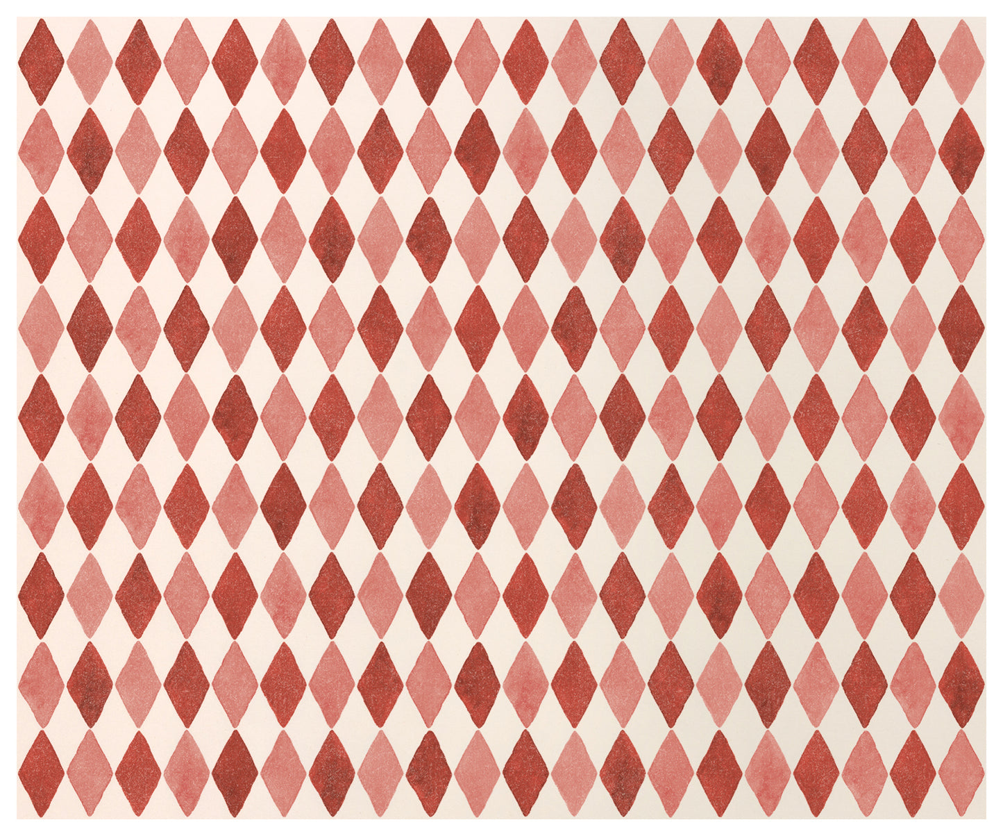 Maileg Gift wrap Harlequin Red 10m