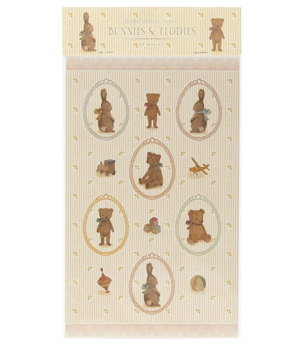 Maileg Sticker Sheet Bunnies and Teddies