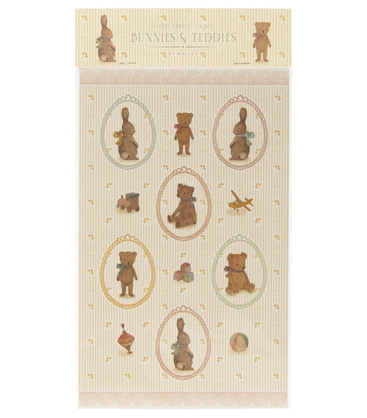 Maileg Sticker Sheet Bunnies and Teddies