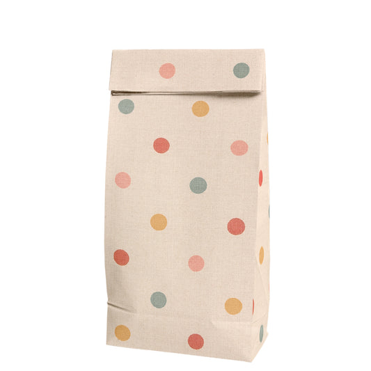 Maileg Gift Bag Multi Dots Small 50pk