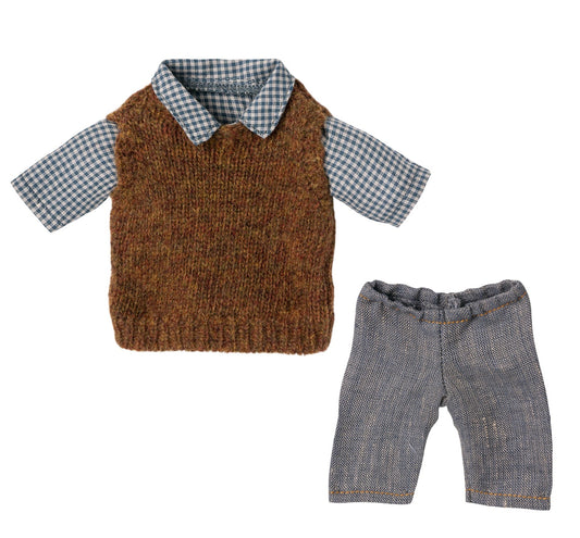 Maileg Shirt Pull Over & Pants for Teddy Dad