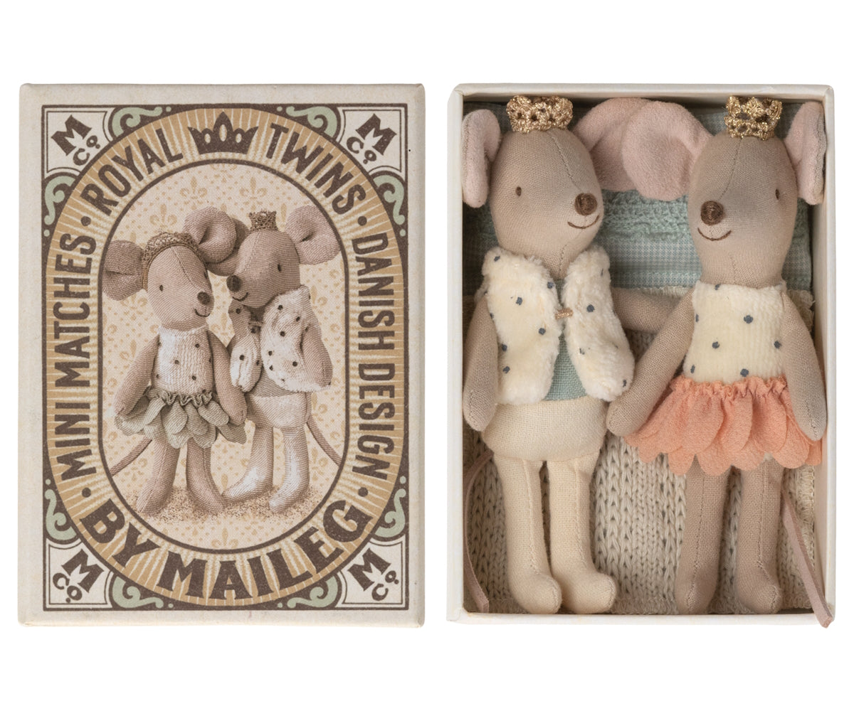 Maileg Royal Twin Mice in Box