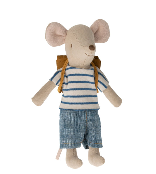 Maileg Mouse Tricycle Big Brother with Bag