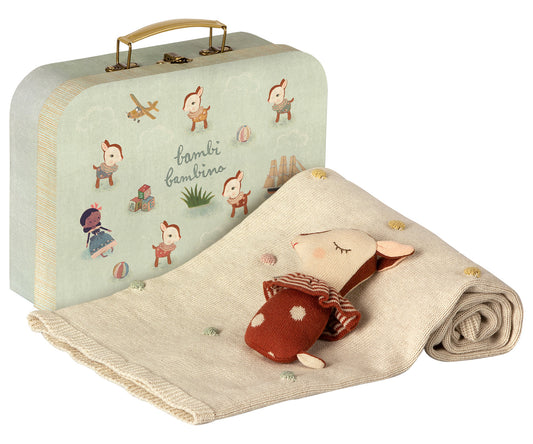 Maileg Bambi Baby Gift Set rusty