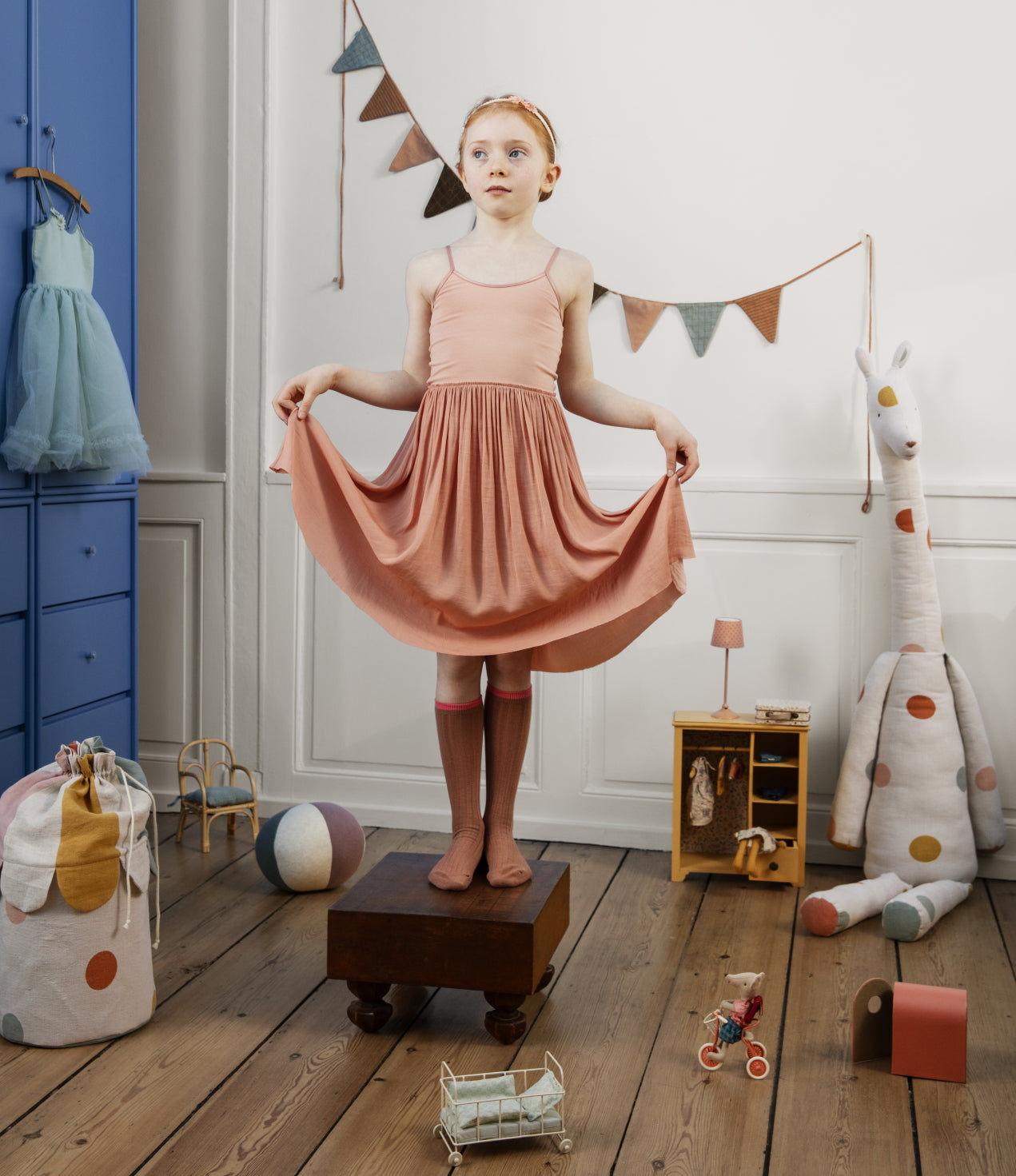 Maileg Ballerina Dress Melon