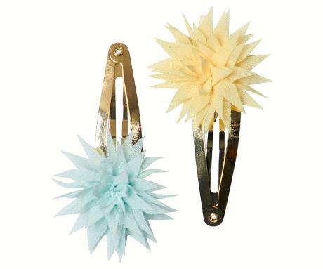 Maileg Dahlia Flower Clips Lemon-mint