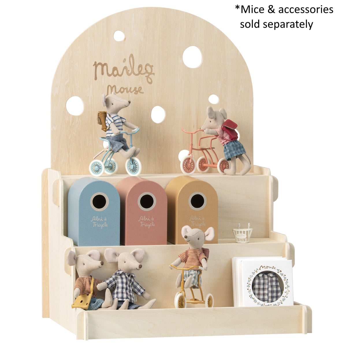 Maileg Mouse Display Wood