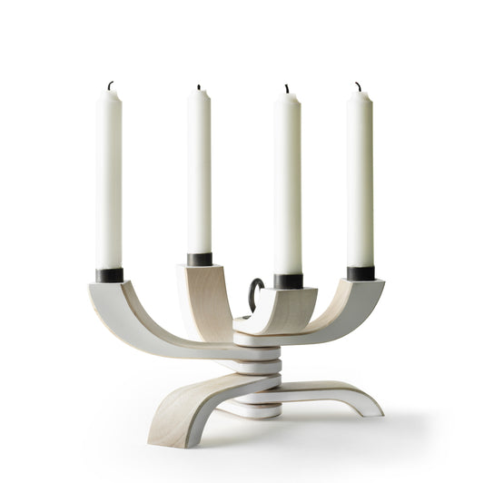 Design House Stockholm Nordic Light Candle Holder 4 white