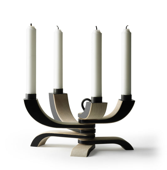 Design House Stockholm Nordic Light Candle Holder 4 black