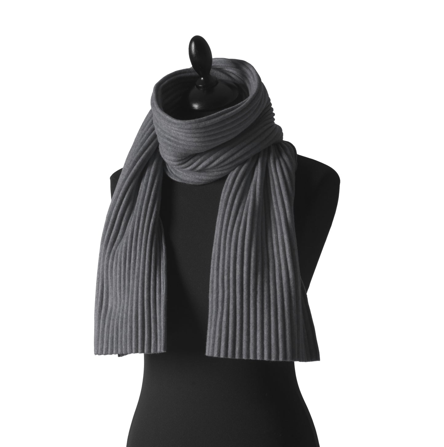 Design House Stockholm Pleece Scarf 30x140 Dark Grey