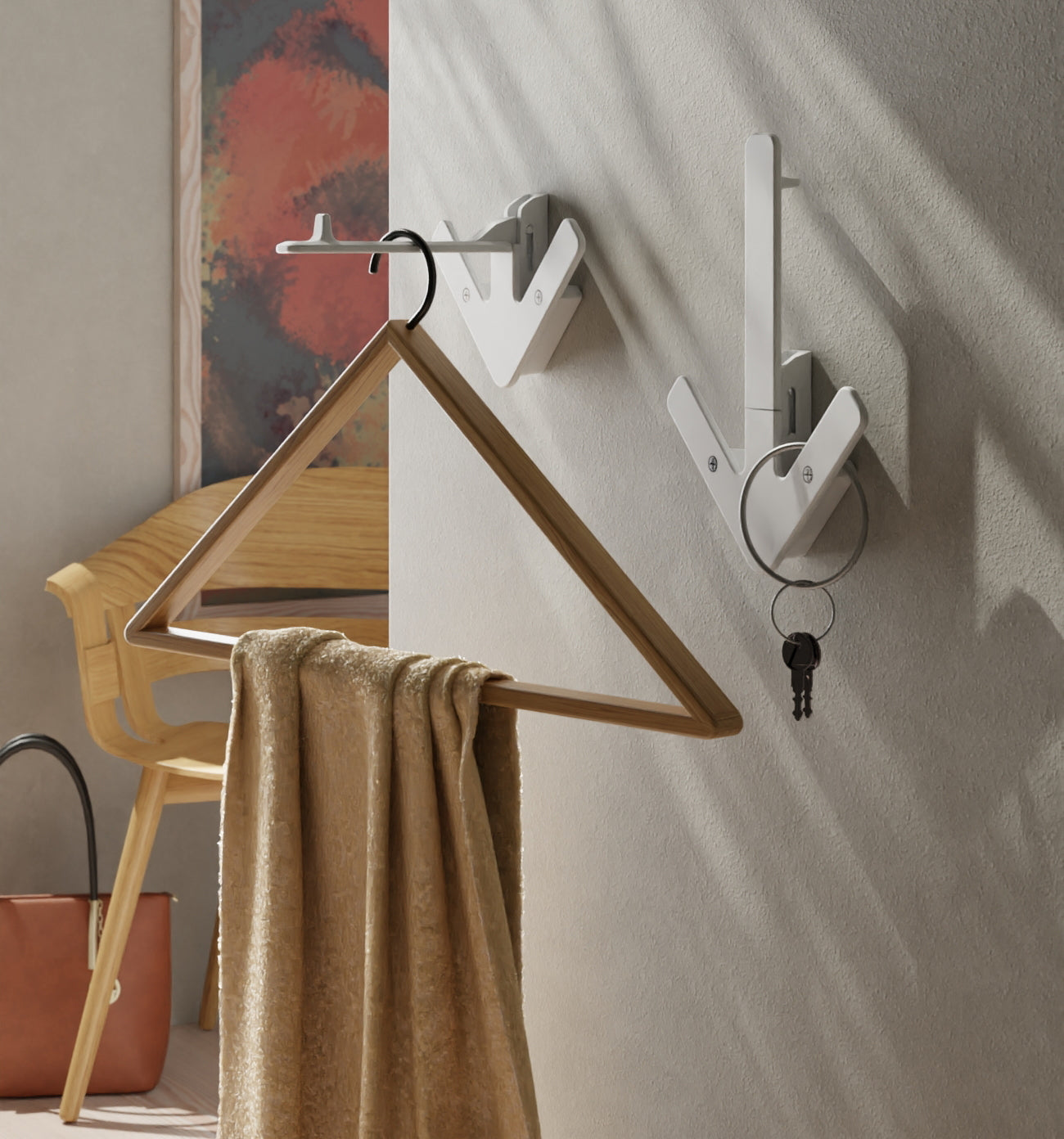 Design House Stockholm Arrow Wall Hanger White