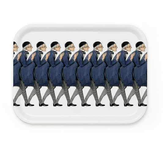 Design House Stockholm Elsa Beskow Tray 20x27 Uncle Blue