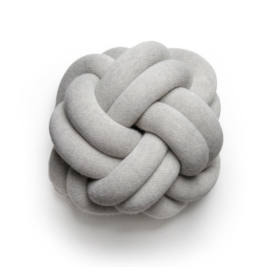 Design House Stockholm Knot Cushion white-grey