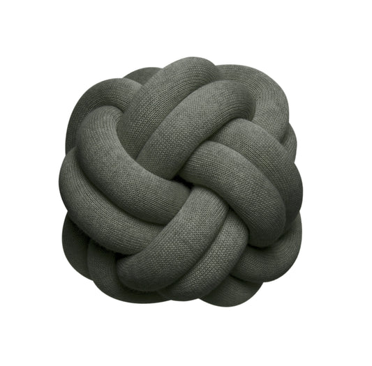 Design House Stockholm Knot Cushion forest green