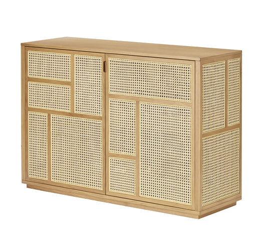 Design House Stockholm Air Sideboard Oak-Rattan Natural