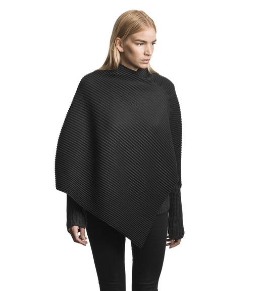 Design House Stockholm Pleece Poncho Black