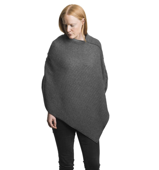 Design House Stockholm Pleece Poncho Dark Grey