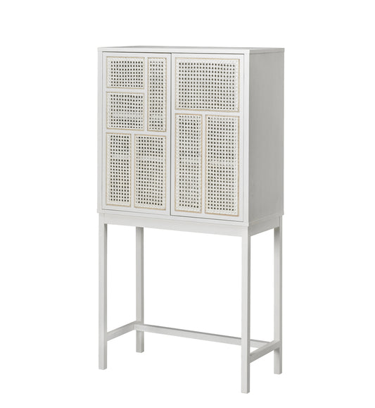 Design House Stockholm Air Cabinet Oak-Rattan White