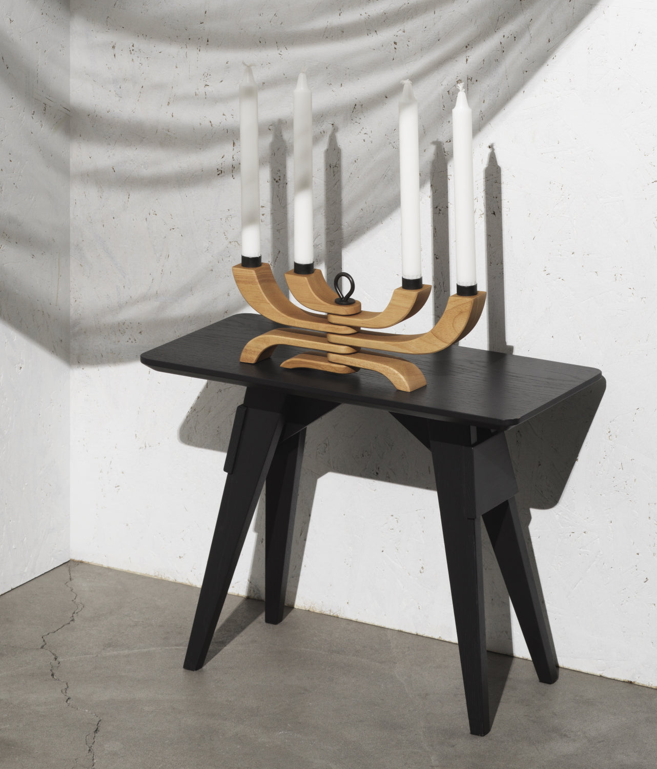 Design House Stockholm Arco Small Table Oak Black