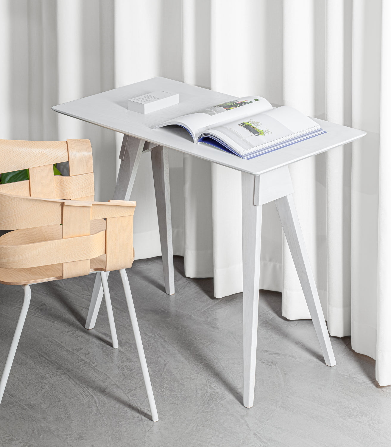 Design House Stockholm Arco Side Table Oak White