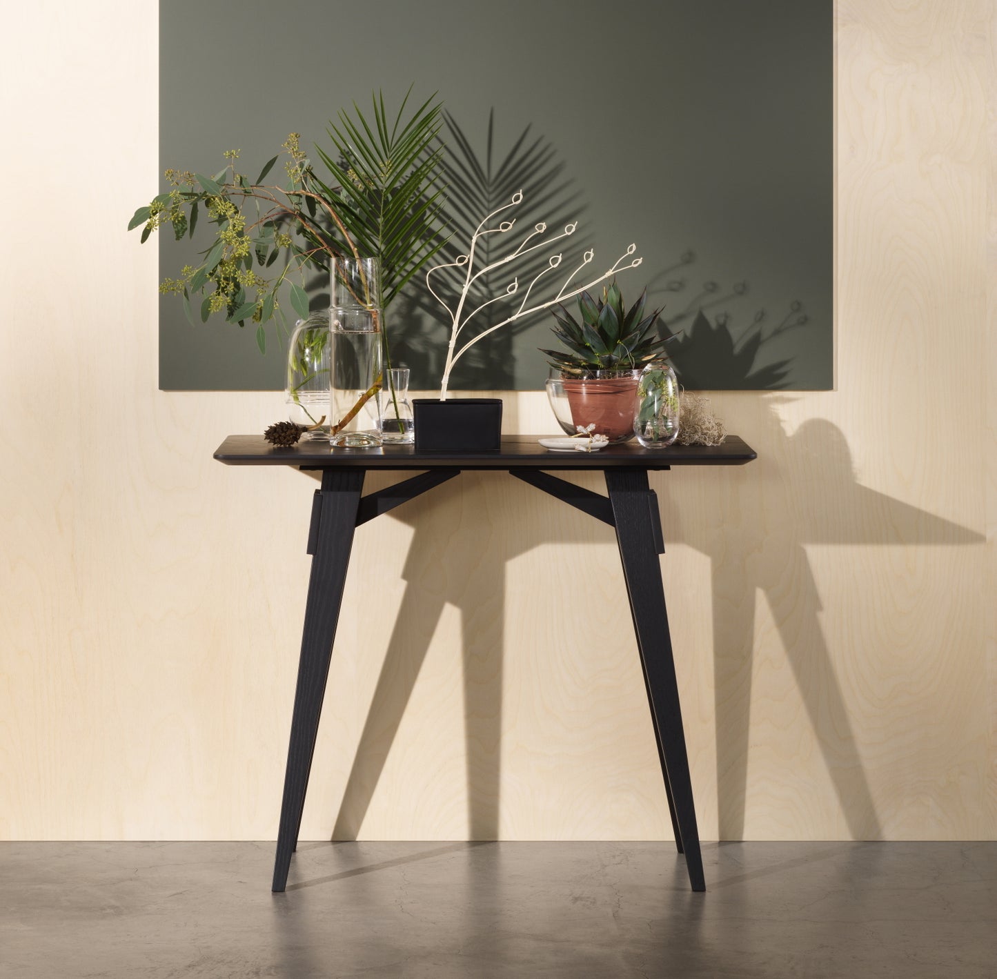 Design House Stockholm Arco Side Table Oak Black