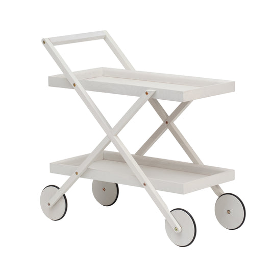 Design House Stockholm Exit Tea Trolley Stained White