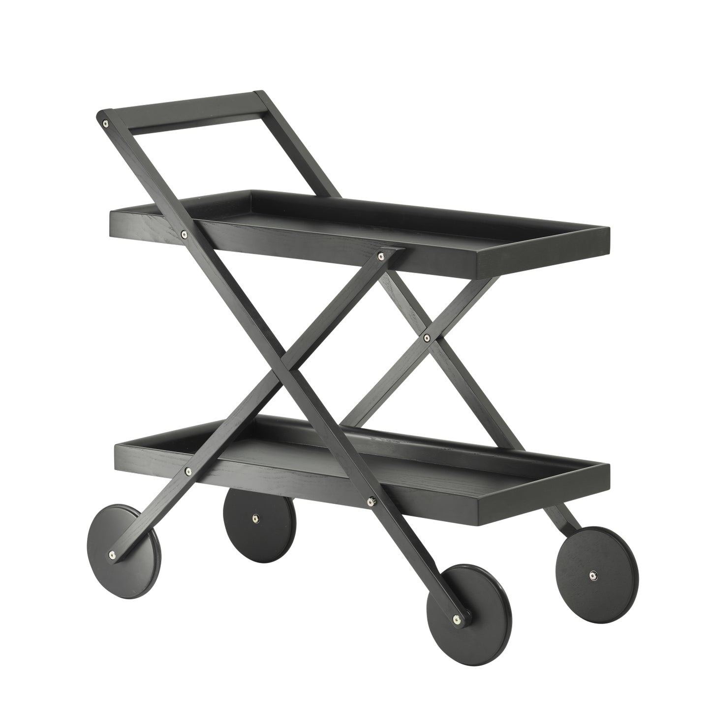 Design House Stockholm Exit Tea Trolley Stained Black