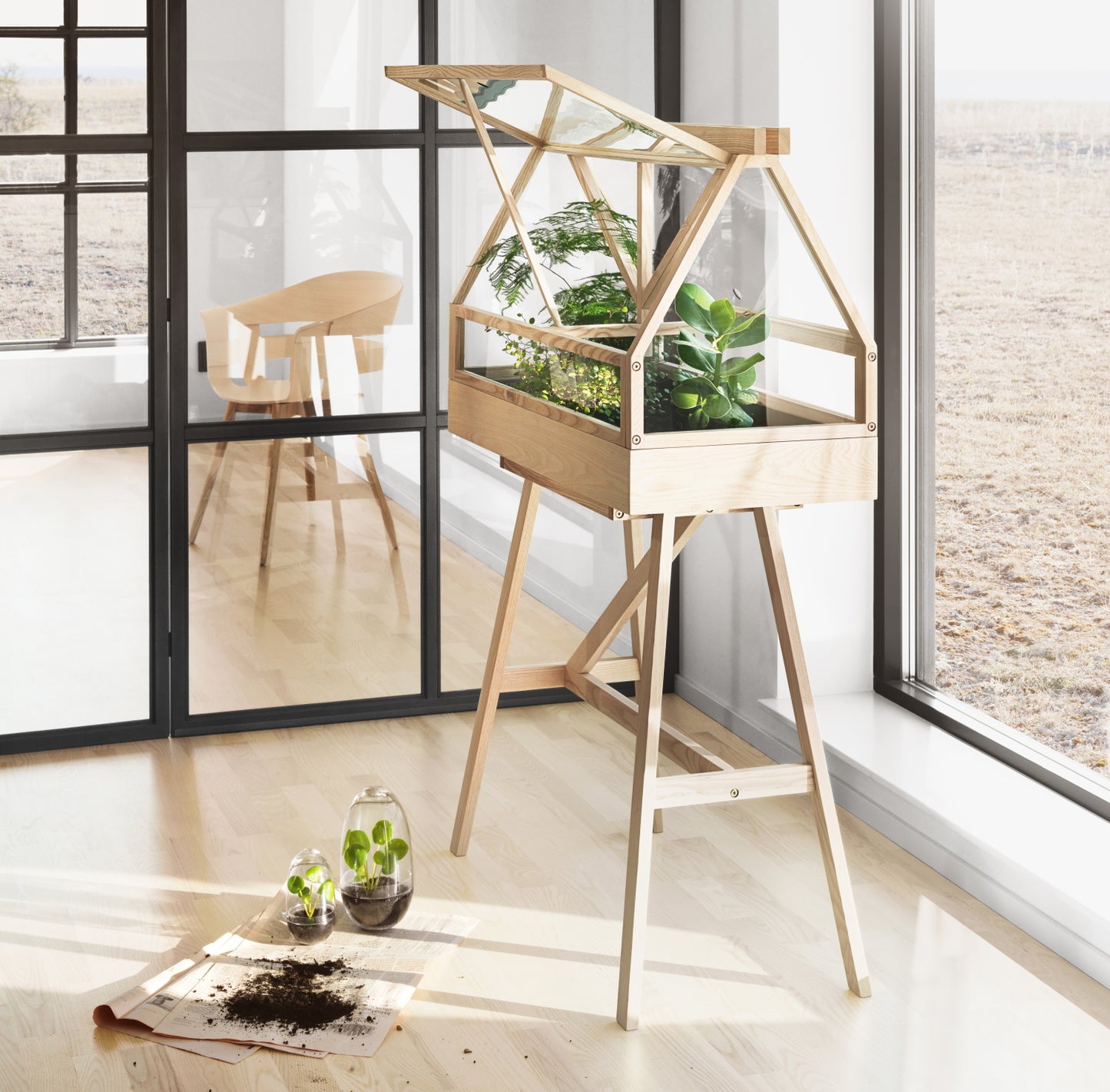 Design House Stockholm Greenhouse Set Ash