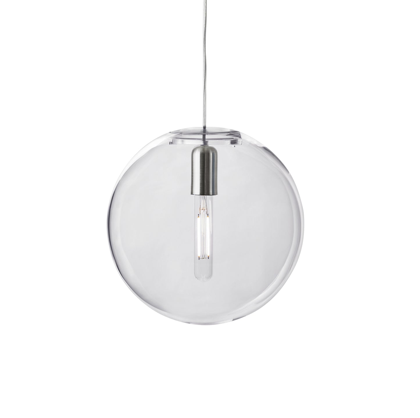 Design House Stockholm Luna Pendant Lamp Medium Clear 30cm with bulb